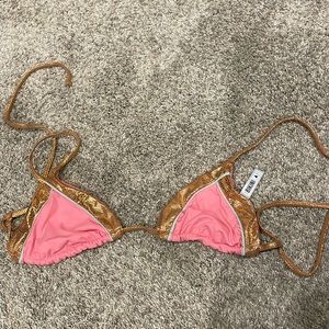 the bikini lab swim top never worn